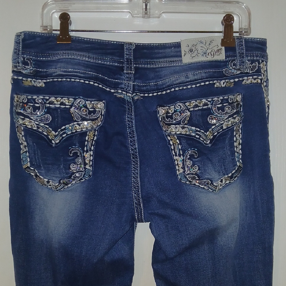Grace LA  Blue Jeans - Picture 6 of 13